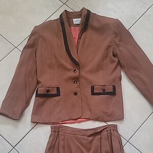 Suit 2 peice jacket  skirt Set 90's SZ 12